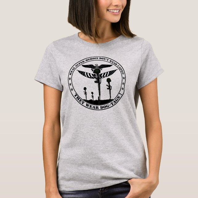 STUPADE HJÄLTAR T-SHIRT (Framsida)