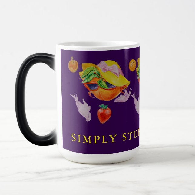 STUPENDOUSLY FRUIT DESIGNED WOMEN'S MUG  MAGISK MUGG (Vänster)
