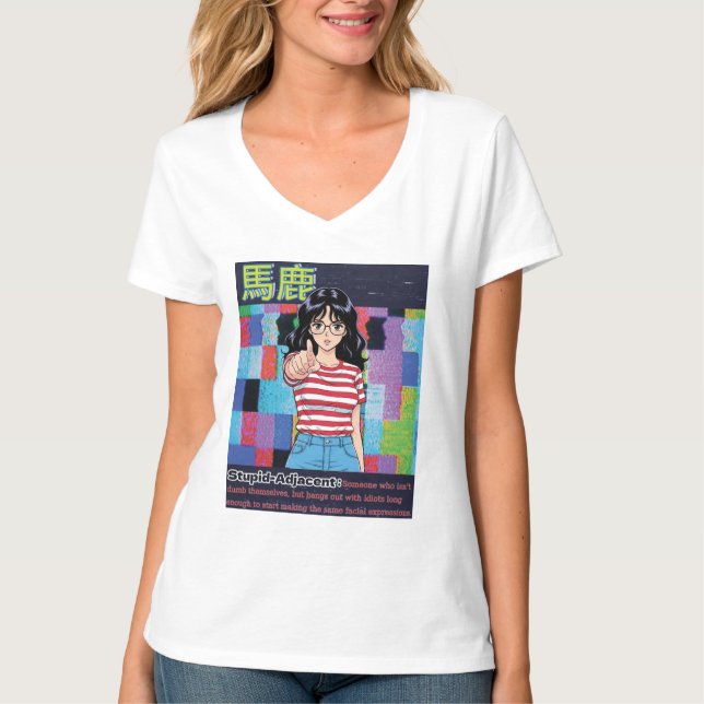 Stupid Adjacent T Shirt (Framsida)