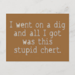 Stupid Chert Vykort