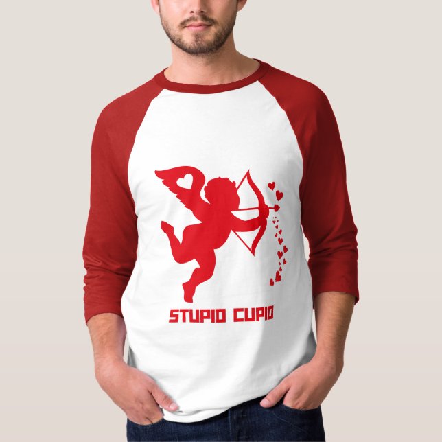 Stupid Cupid T Shirt (Framsida)