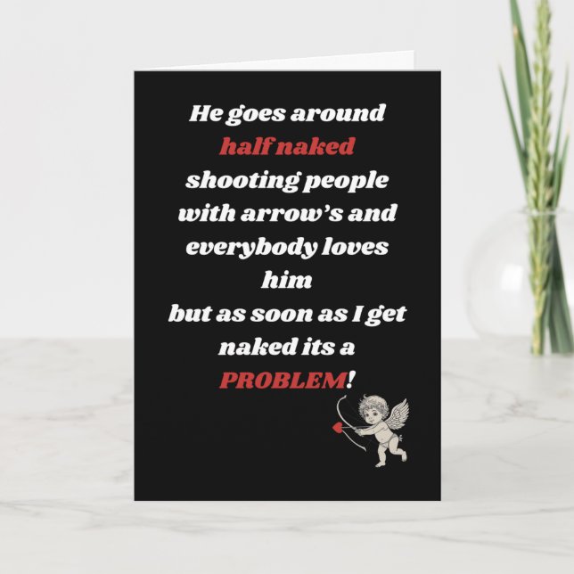 Stupid Cupid Tack Kort (Framsida)