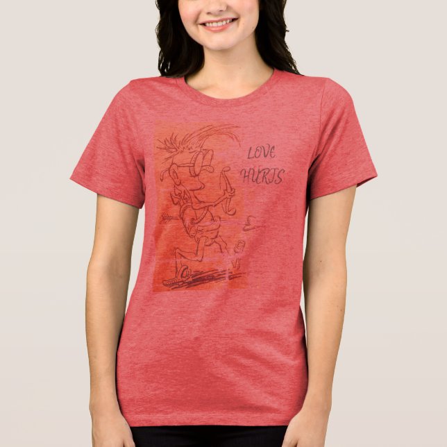 Stupid Cupid's love  T Shirt (Framsida)