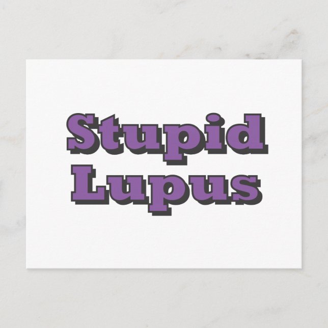 Stupid Lupus Vykort (Framsida)