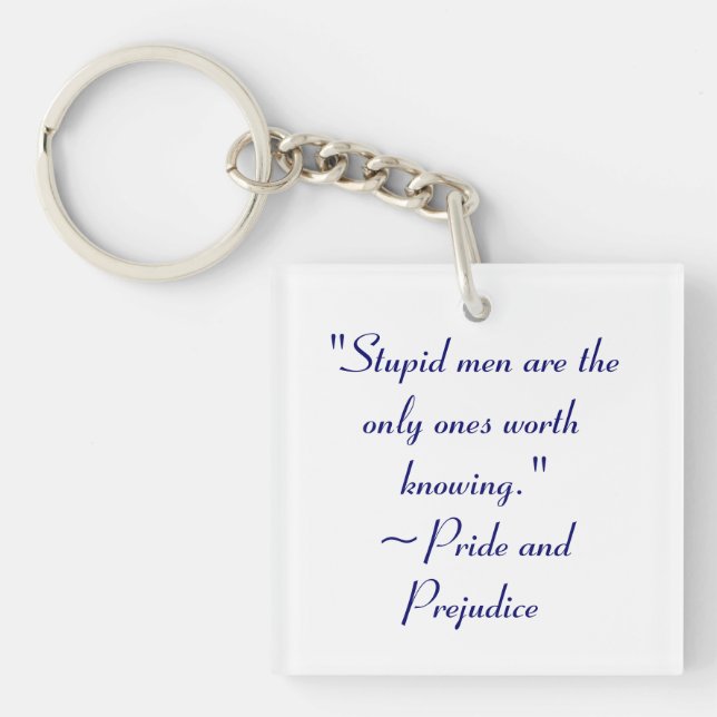 Stupid Manar Worth Knowledge Jane Austen Quote (Framsidan)