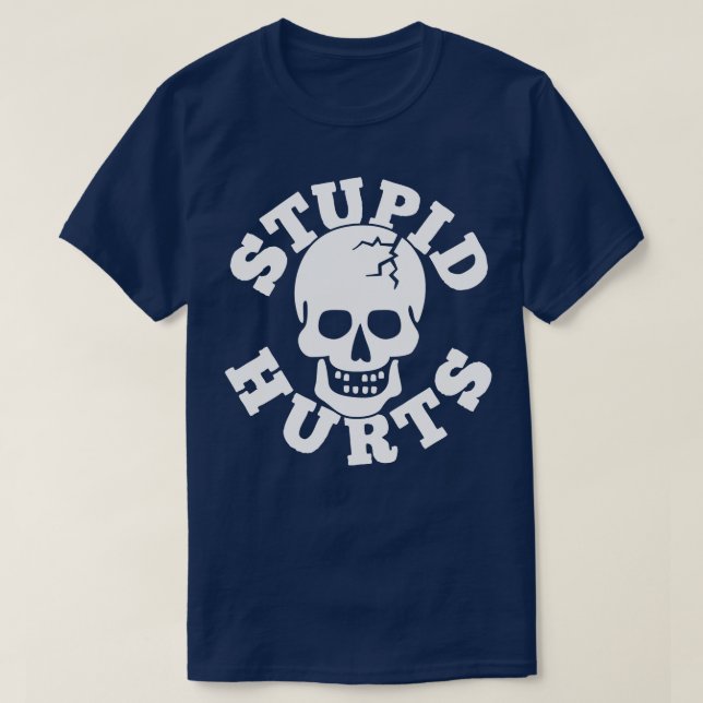 Stupid Ontr Skull T Shirt (Design framsida)