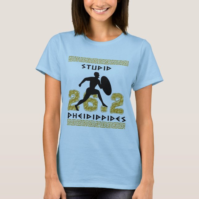 Stupid Pheidippides Marathon Running - All Sport T-shirt (Framsida)