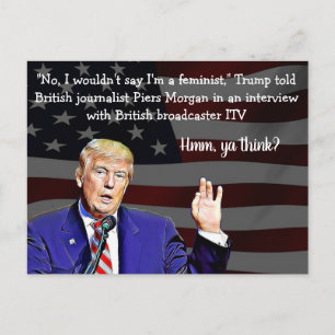 Stupid Sak Donald Trump Said Postkort Vykort