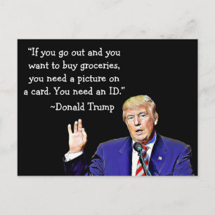 Stupid Sak Donald Trump Said Postkort Vykort