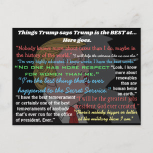 Stupid Sak Donald Trump Said Postkort Vykort