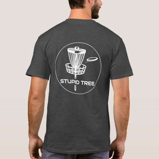 Stupid Träd Disk Golf Shirt T (Baksida)
