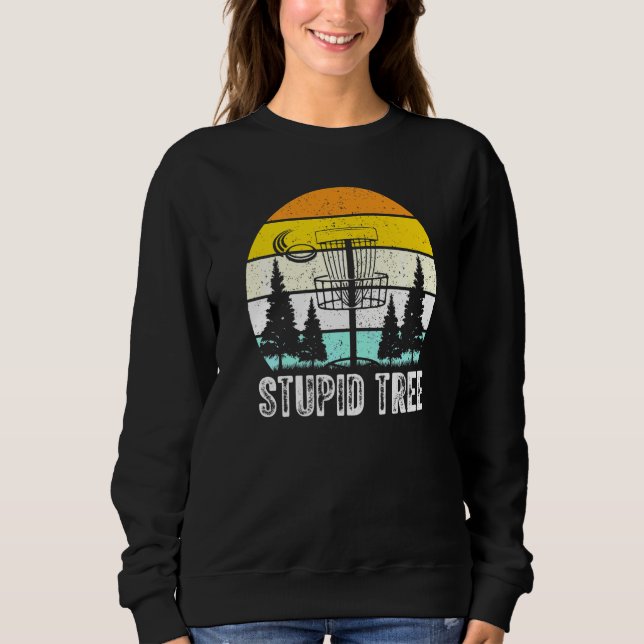 Stupid Träd Disk Golf T Shirt (Framsida)