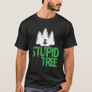Stupid Träd Disk Golf T-Shirt Långärmad Frisbee