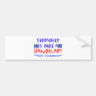 Stupidity Bildekal