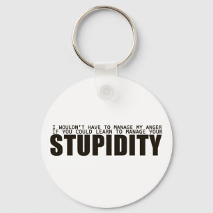 Stupidityledning Nyckelring
