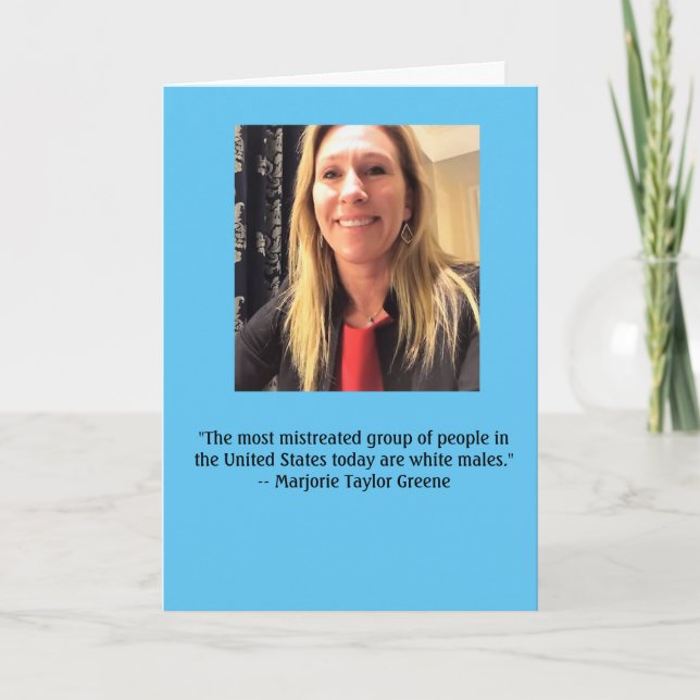 "Stupsynt Roligt" födelsedagskort Kort (Framsida)