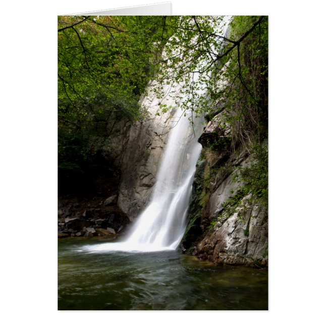 Sturdevant Falls California Hälsningskort (Framsidan)