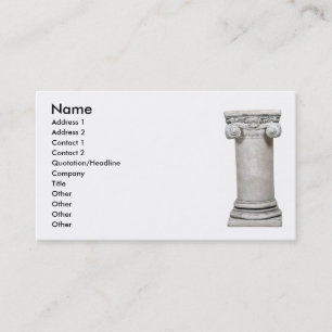 SturdyColumn namn, adress 1, adress 2, Conta… Visitkort