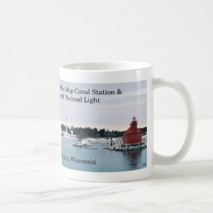 Sturgeon Bay Frakt Kanal Ljus mugg