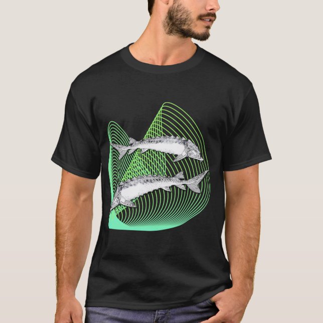 Sturgeon Cyberspace T Shirt (Framsida)