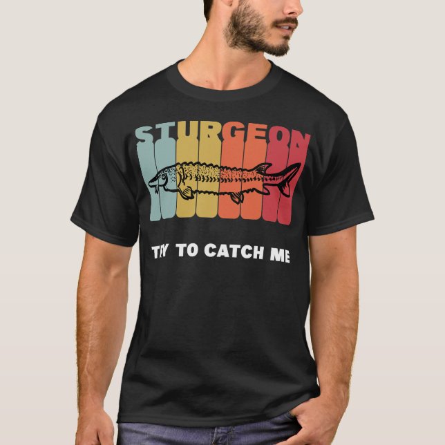 Sturgeon Fish  T Shirt (Framsida)