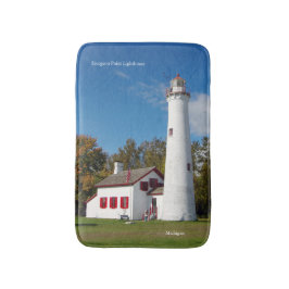 Sturgeon Point Lighthouse High bathmat Badrumsmatta
