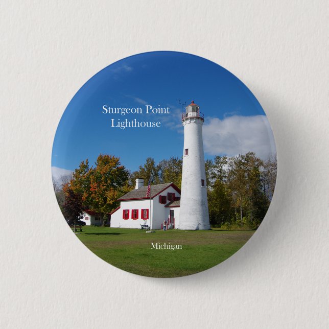 Sturgeon Point Lighthouse-knapp Knapp (Framsida)