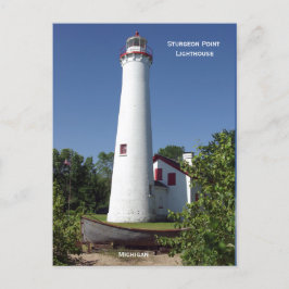 Sturgeon Point Lighthouse-postkorts höga höjd Vykort