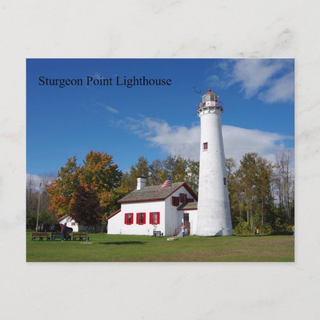 Sturgeon Point Lighthouse-vykort Vykort (Framsida)