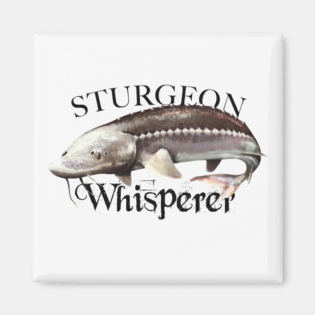 Sturgeon Whisperer Magnet (Framsidan)