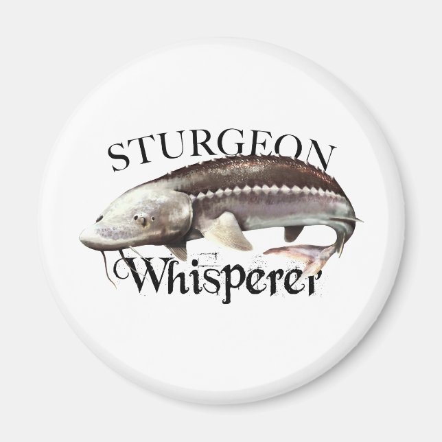 Sturgeon Whisperer Magnet (Framsidan)