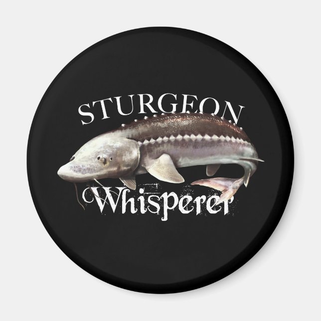 Sturgeon Whisperer Magnet (Framsidan)