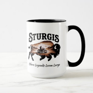 Sturgis Black Hills SD Bisonlegender Mugg