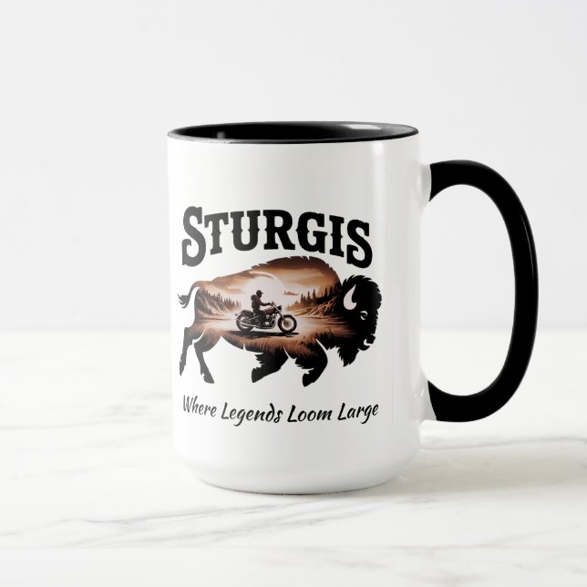 Sturgis Black Hills SD Bisonlegender Mugg (Höger)