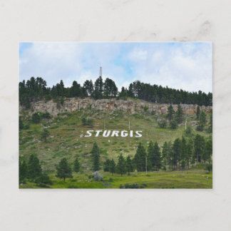 Sturgis Hillside Sign, South Dakota Vykort