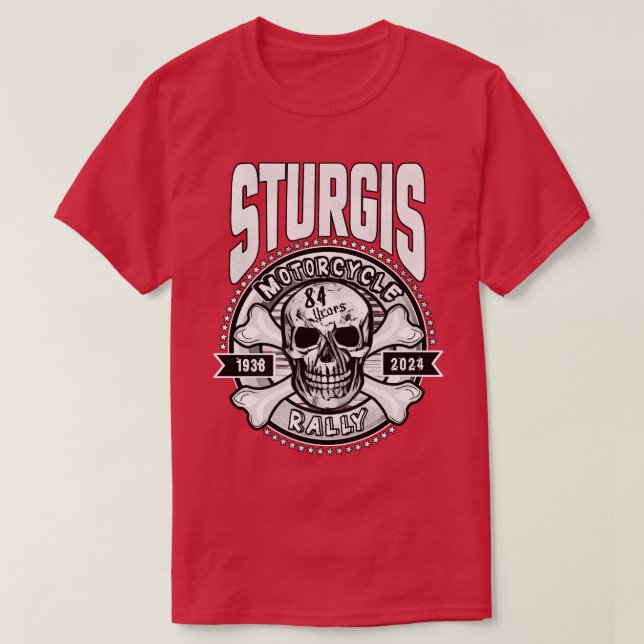 Sturgis Motorcycle rally 2024 1 T Shirt (Design framsida)