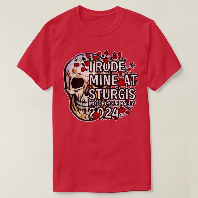 Sturgis Motorcycle Rally 2024 T Shirt (Design framsida)