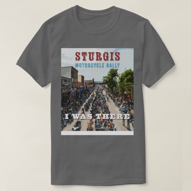 Sturgis Motorcykel Rally 1 T Shirt (Design framsida)