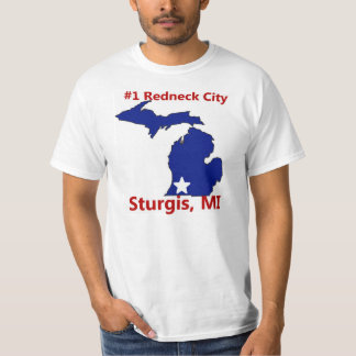 Sturgis rangordnade staden för rednecken #1 i tee