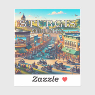 Sturgis South Dakota 3 Inch Vinyl Sticker Klistermärken