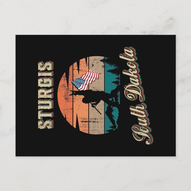 Sturgis South Dakota Vykort (Framsida)