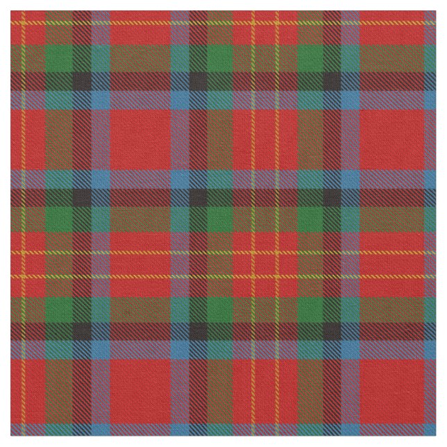 Sturrock familjTartan Tyg (Närbild)