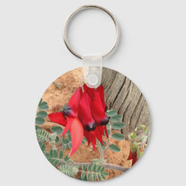 Sturt's Desert Pea keychain Nyckelring
