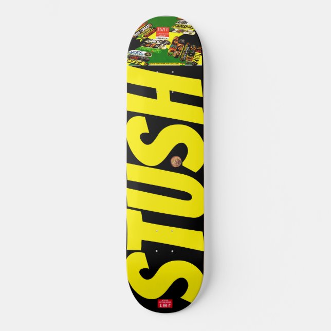 STUSH JMT MINI SKATEBOARD BRÄDA 18,5 CM (Framsida)