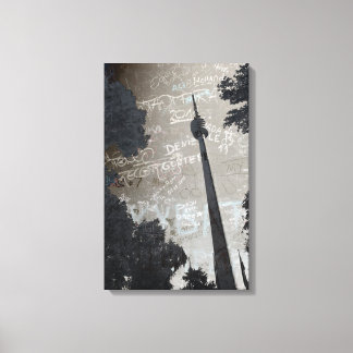 Stuttgart Fernsehturm Art Poster Canvastryck