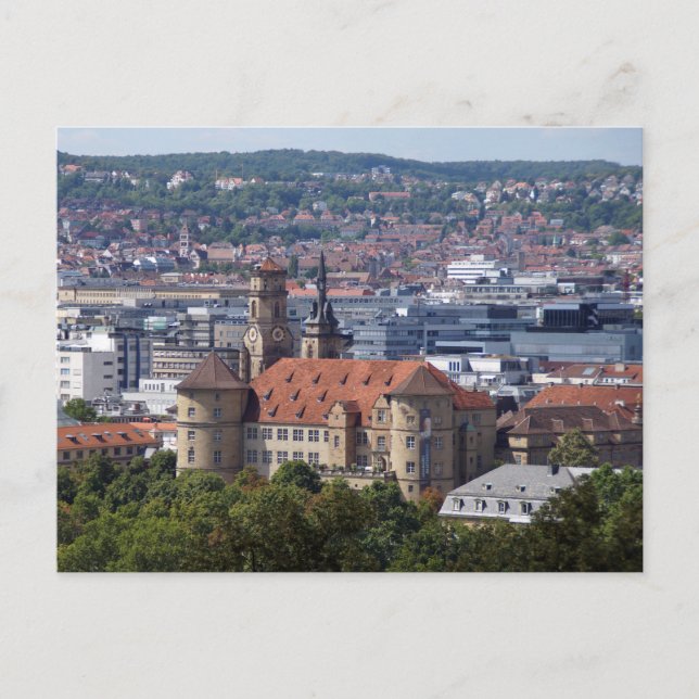 Stuttgart Stadtansicht - Altes Schloss Vykort (Framsida)