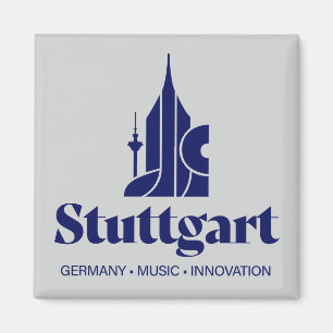 Stuttgart Tyskland Europa Magnet