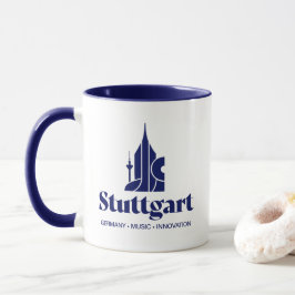 Stuttgart Tyskland Europa Mugg
