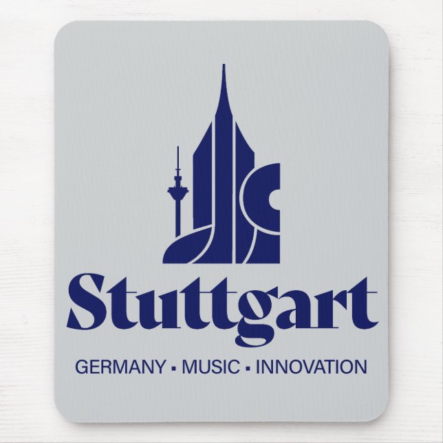 Stuttgart Tyskland Europa Musmatta (Framsidan)