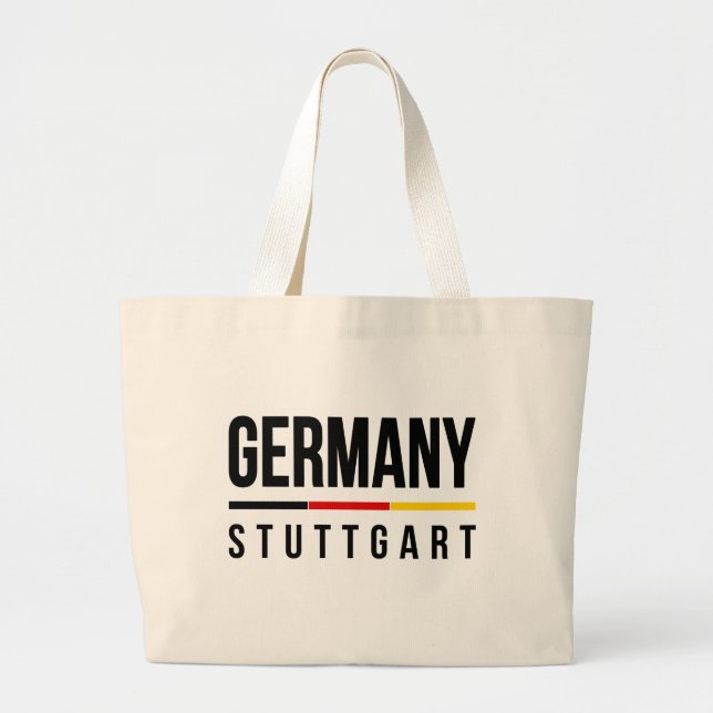 Stuttgart Tyskland Jumbo Tygkasse (Framsidan)